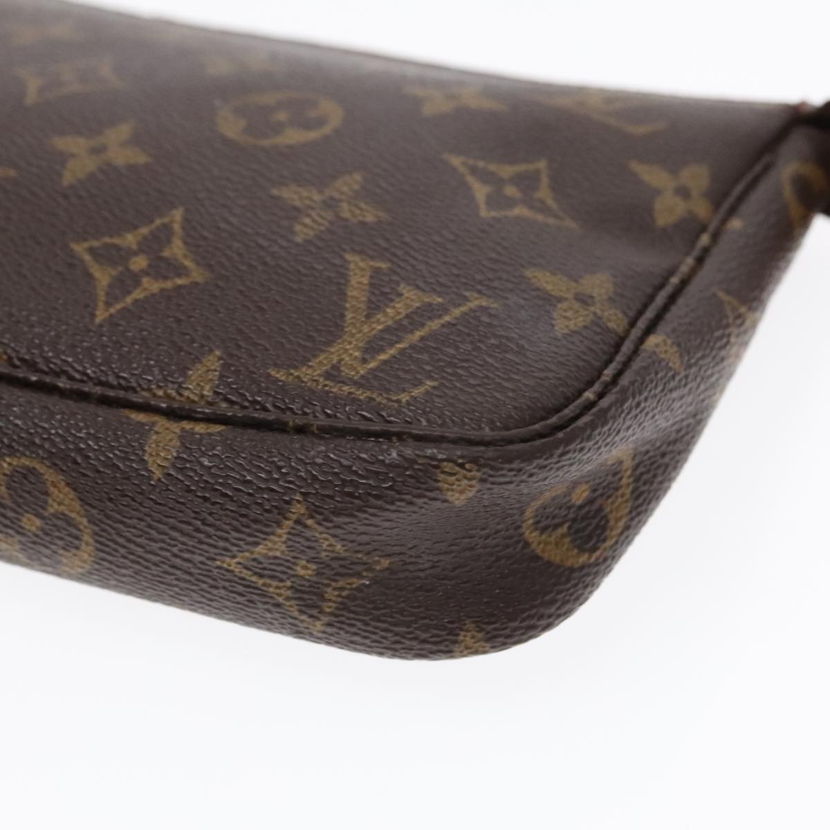 LOUIS VUITTON Monogram Pochette Accessoires Pouch M51980 LV Auth 93581