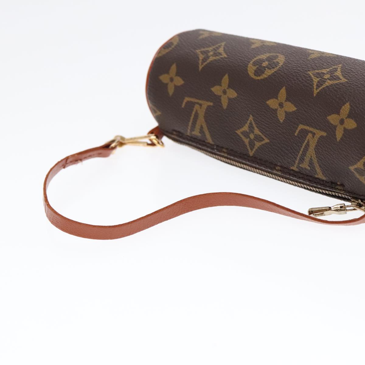 LOUIS VUITTON Monogram Papillon Pouch LV Auth 93601