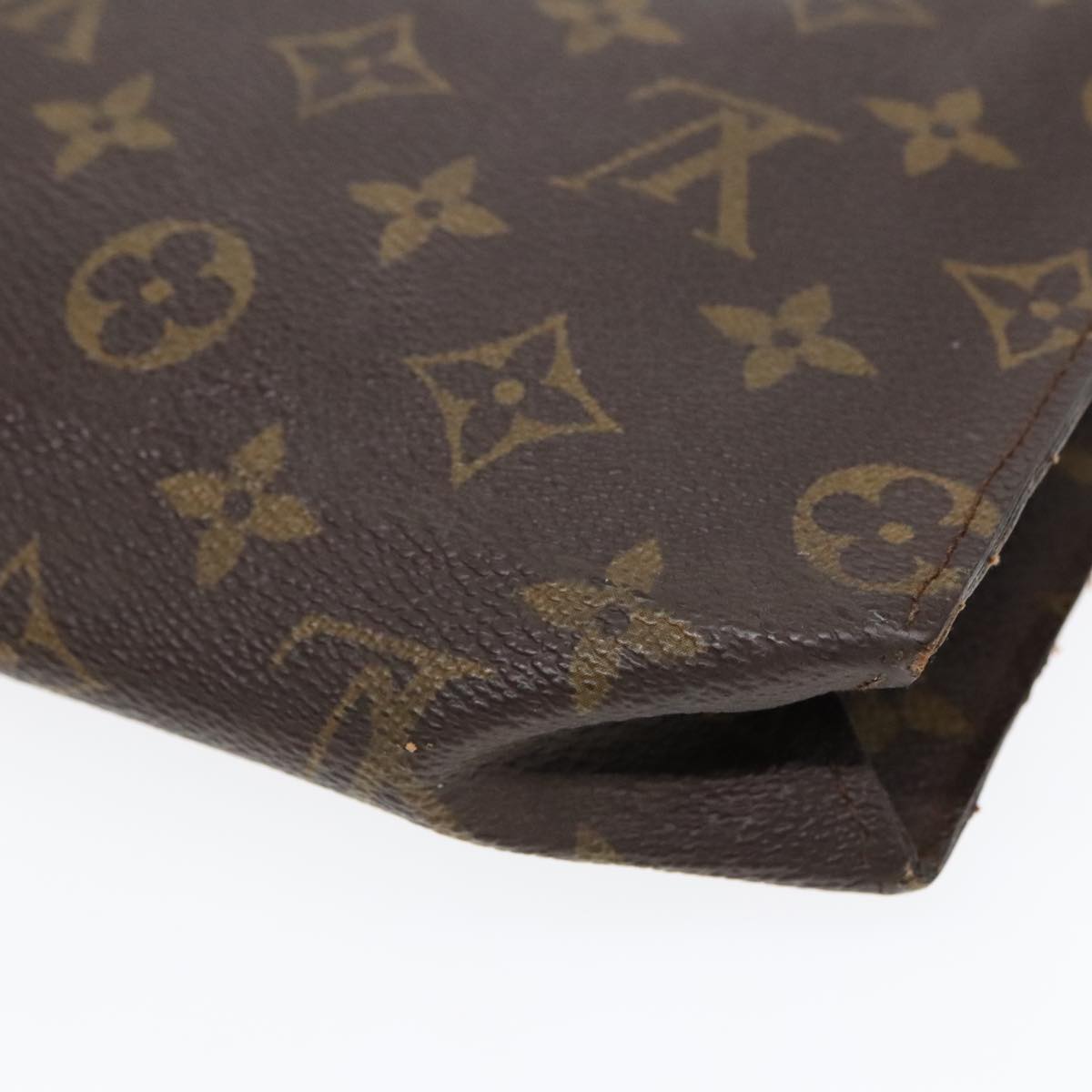 LOUIS VUITTON Monogram Poche Toilette 26 Pouch M47542 LV Auth 93606