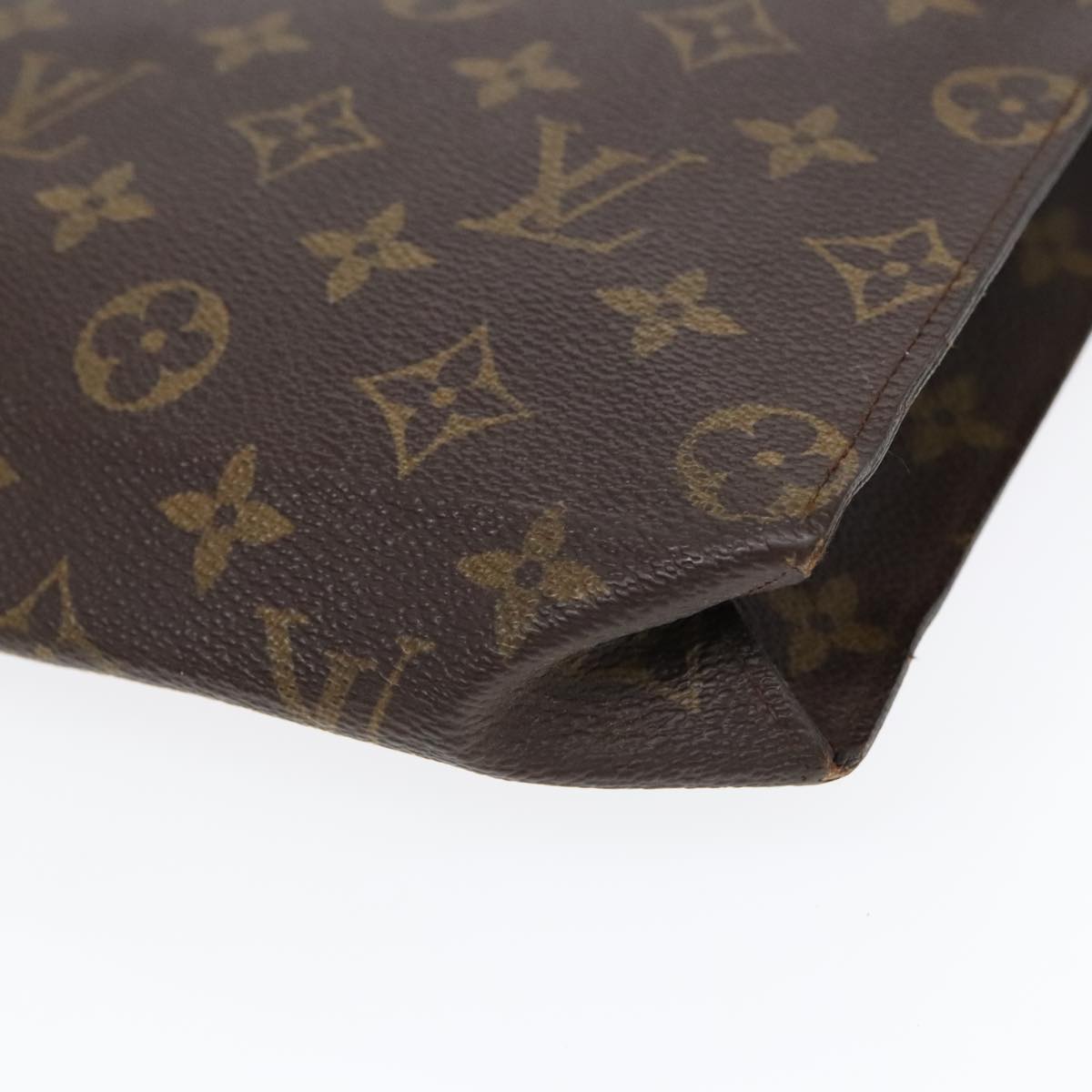 LOUIS VUITTON Monogram Poche Toilette 26 Pouch M47542 LV Auth 93606