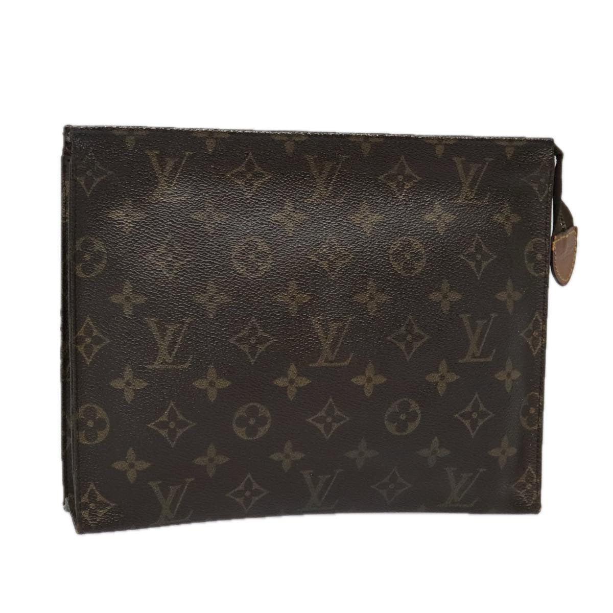 LOUIS VUITTON Monogram Poche Toilette 26 Pouch M47542 LV Auth 93609