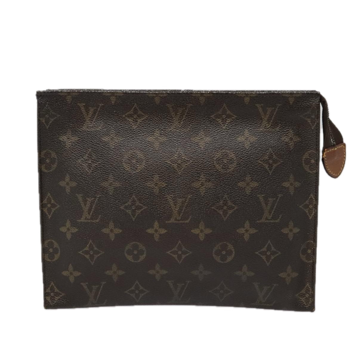 LOUIS VUITTON Monogram Poche Toilette 26 Pouch M47542 LV Auth 93609