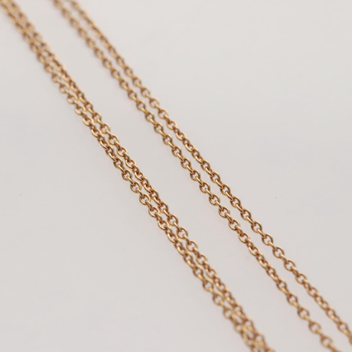 LOUIS VUITTON Pandantif 1P Diamond Necklace Diamond 6.1K Only 800 LV Auth 93646S