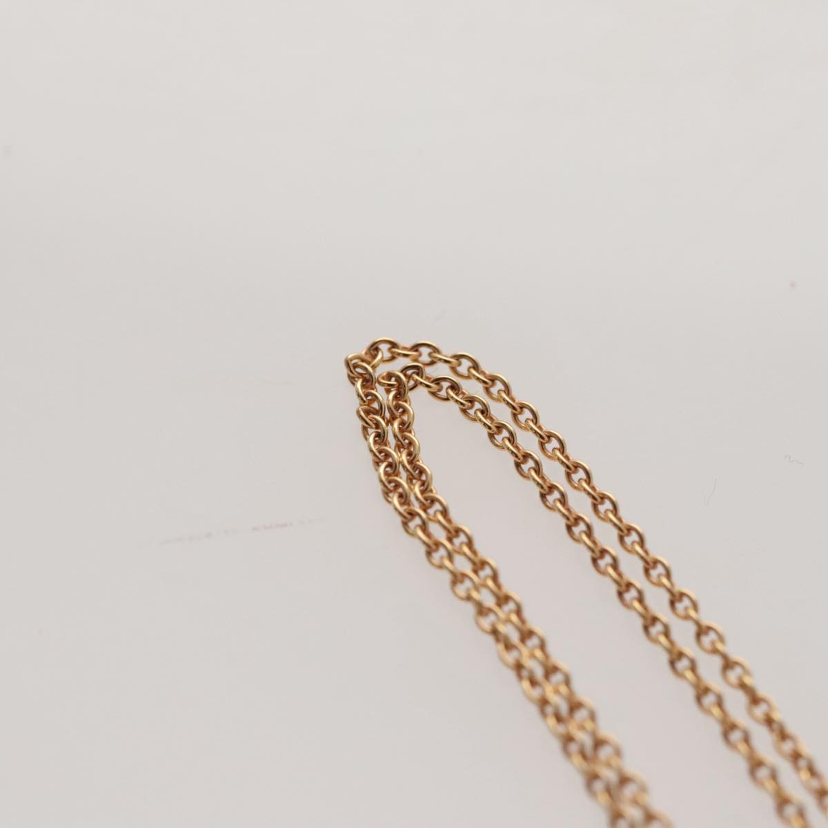 LOUIS VUITTON Pandantif 1P Diamond Necklace Diamond 6.1K Only 800 LV Auth 93646S