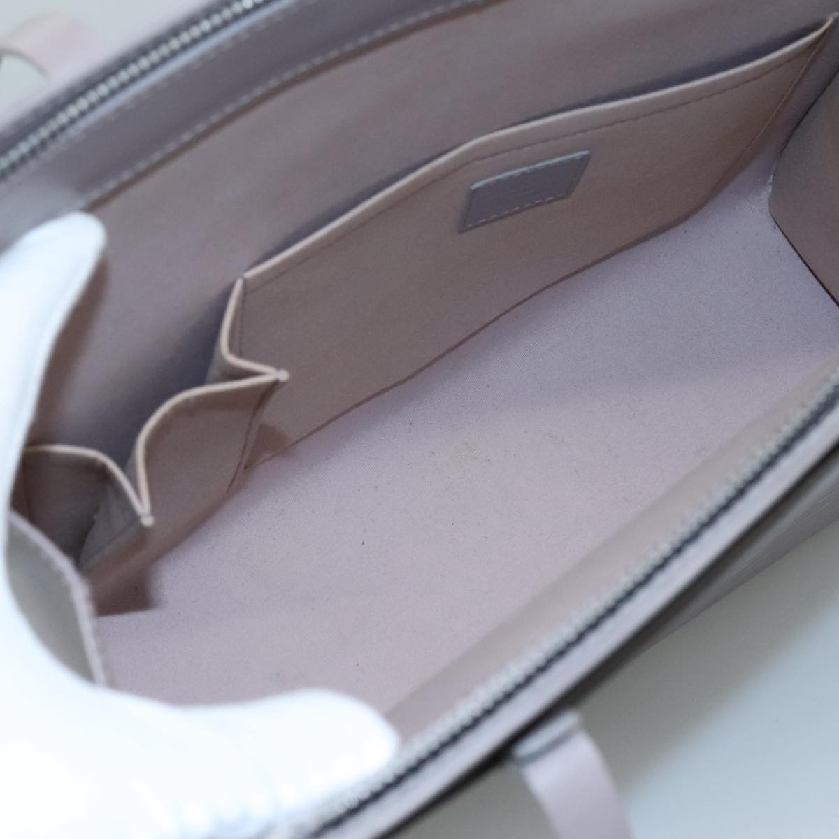 LOUIS VUITTON Epi Croisette PM Tote Bag Lilac M5249B LV Auth 93648