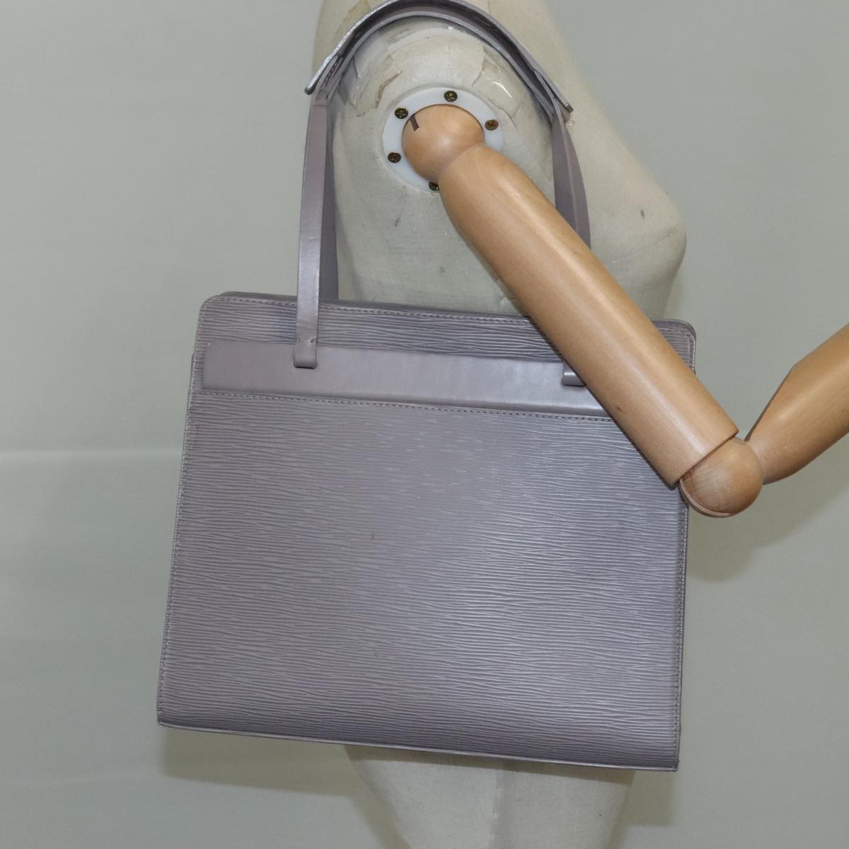 LOUIS VUITTON Epi Croisette PM Tote Bag Lilac M5249B LV Auth 93648