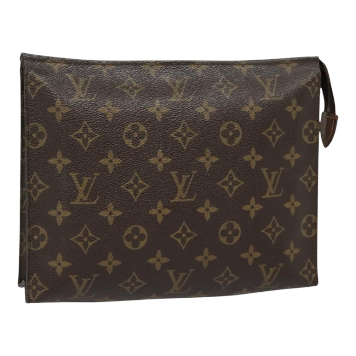 LOUIS VUITTON Monogram Poche Toilette 26 Pouch M47542 LV Auth 93652