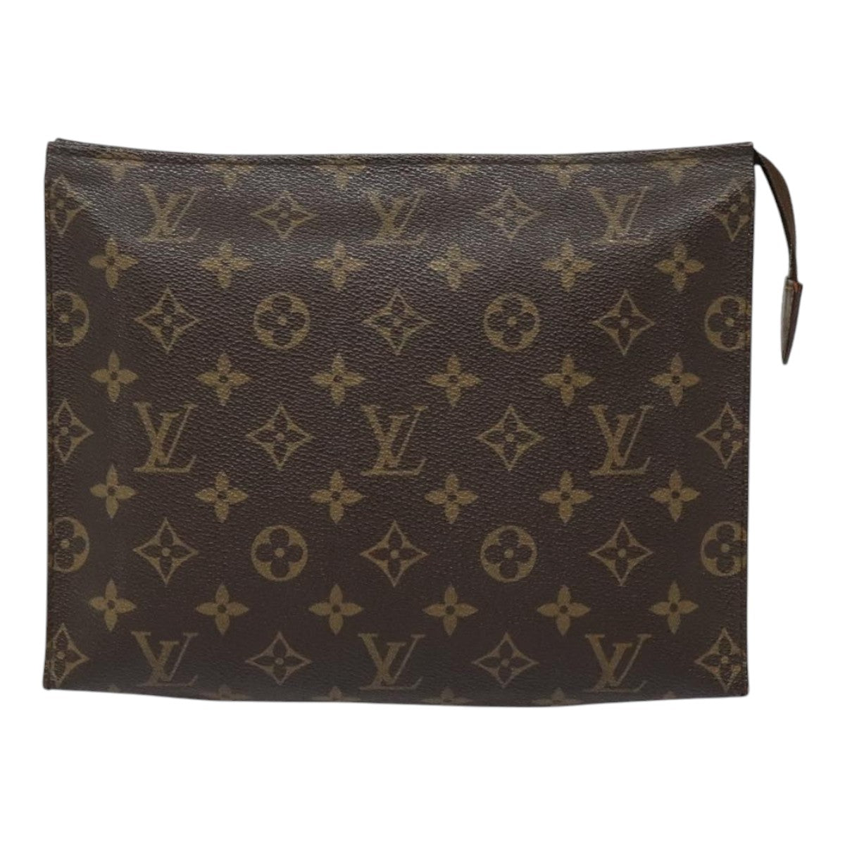 LOUIS VUITTON Monogram Poche Toilette 26 Pouch M47542 LV Auth 93652