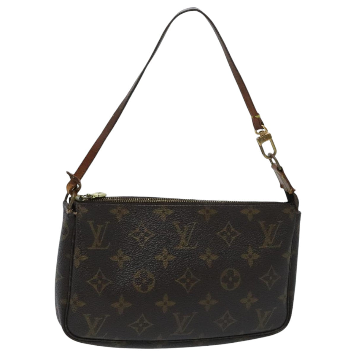 LOUIS VUITTON Monogram Pochette Accessoires Pouch M51980 LV Auth 93655