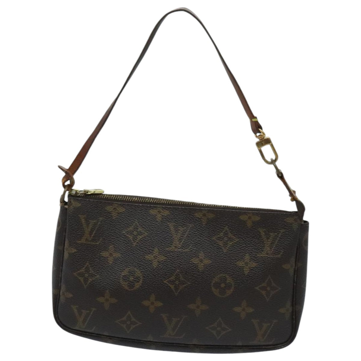 LOUIS VUITTON Monogram Pochette Accessoires Pouch M51980 LV Auth 93655