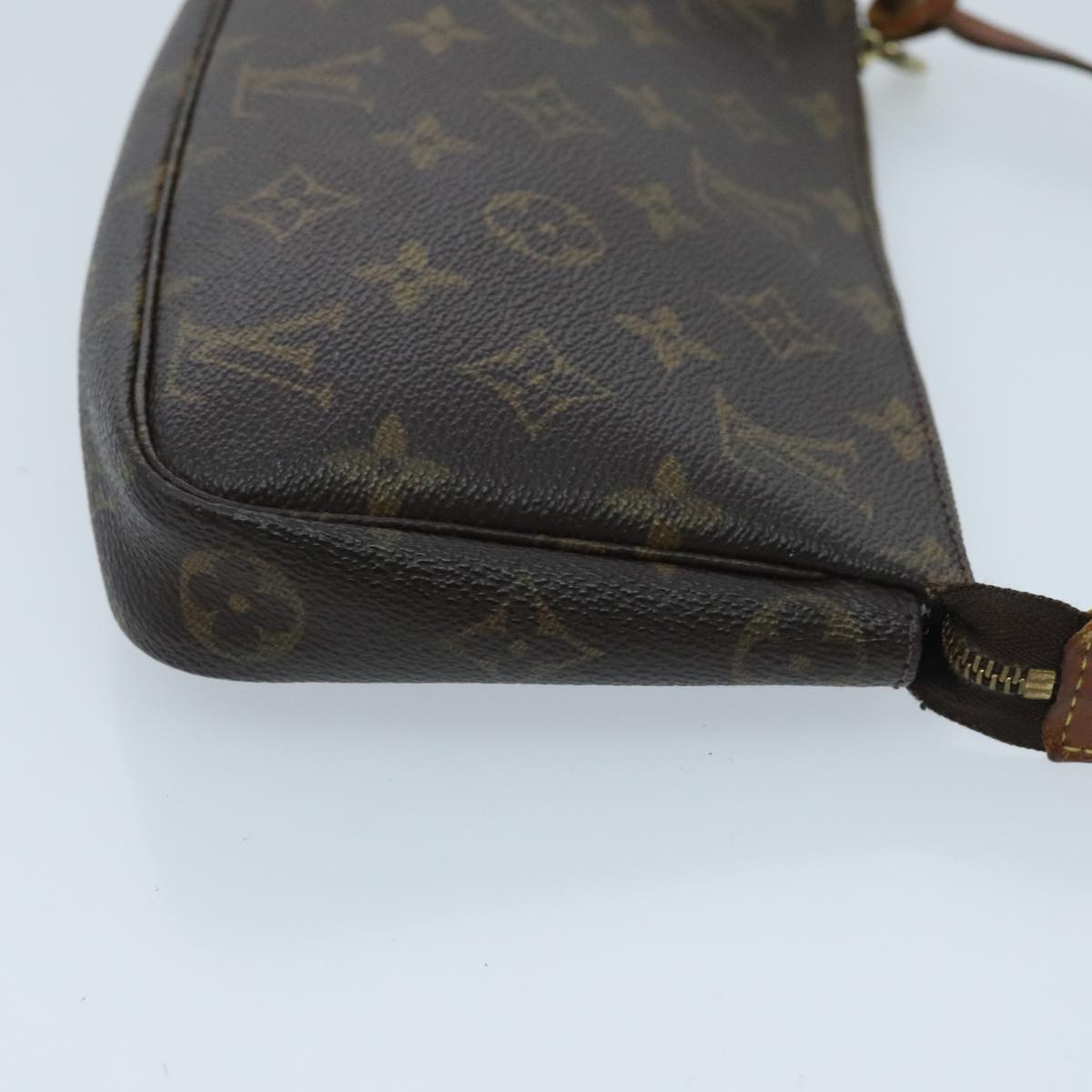 LOUIS VUITTON Monogram Pochette Accessoires Pouch M51980 LV Auth 93655