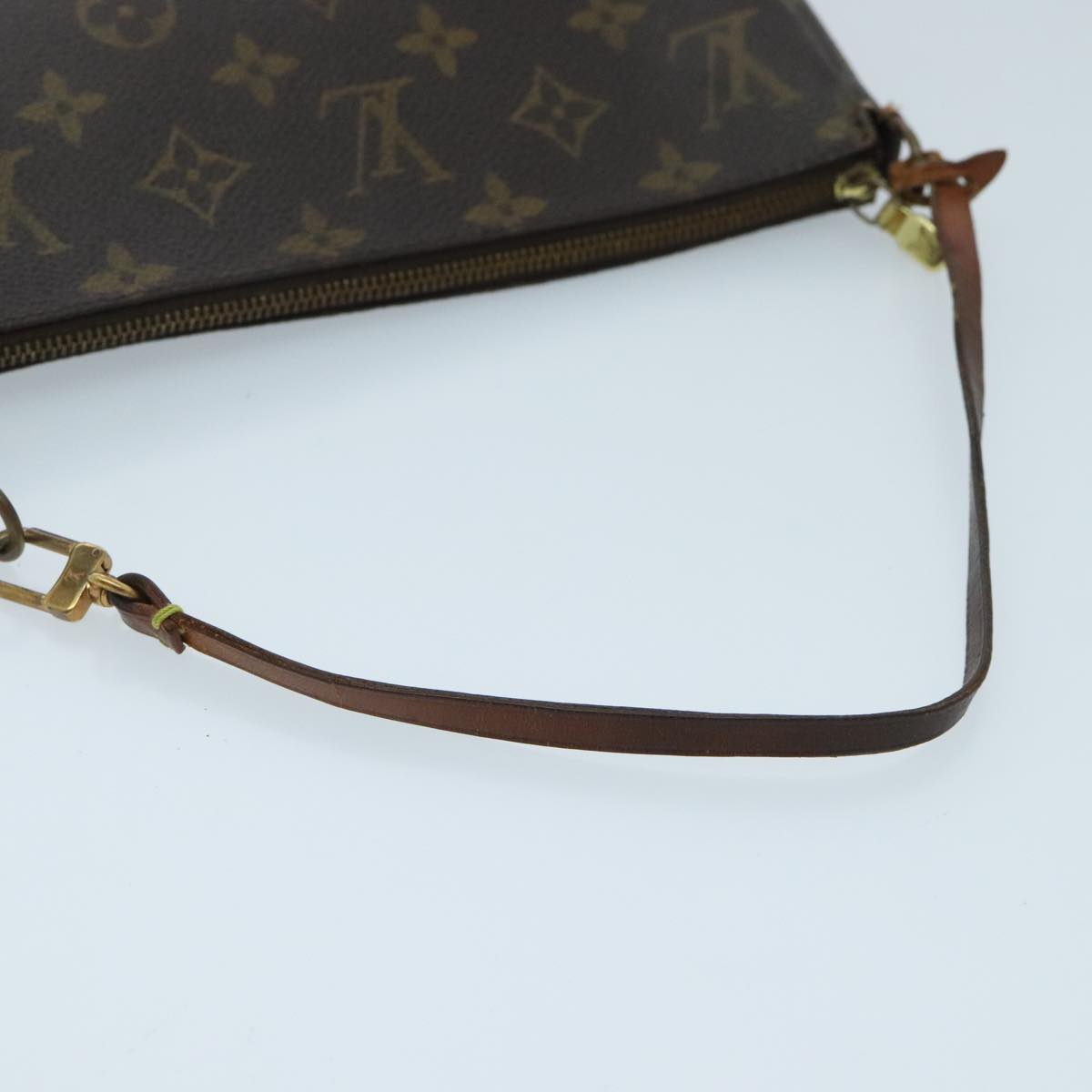 LOUIS VUITTON Monogram Pochette Accessoires Pouch M51980 LV Auth 93655