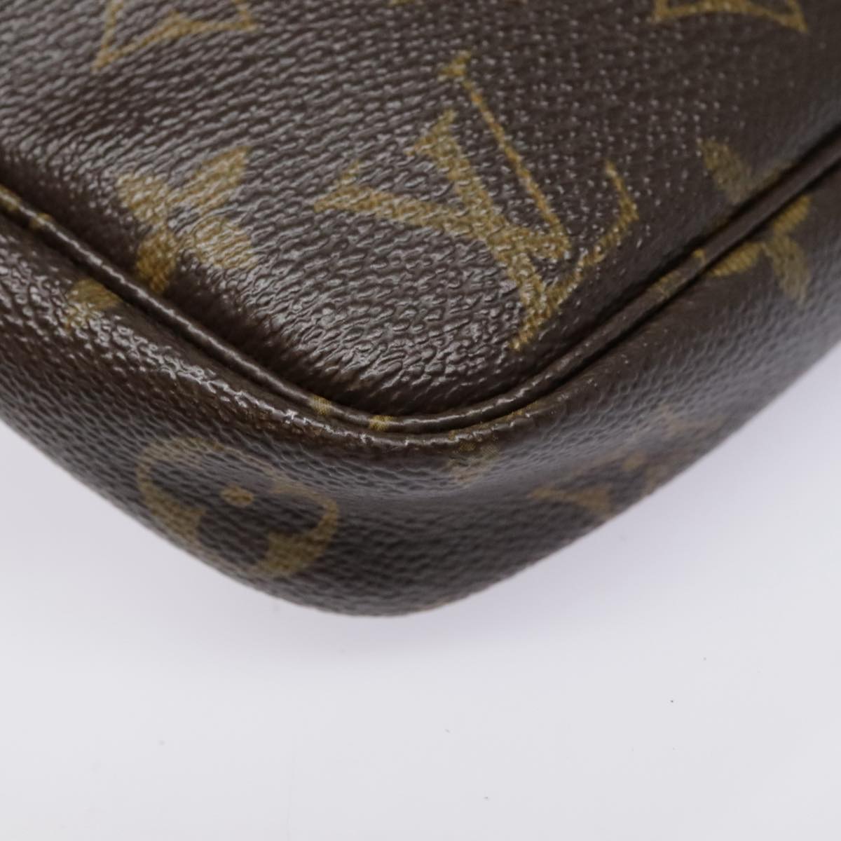 LOUIS VUITTON Monogram Pochette Accessoires Pouch M51980 LV Auth 93657