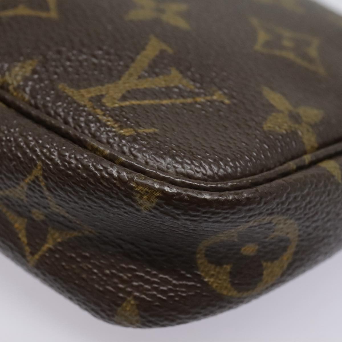 LOUIS VUITTON Monogram Pochette Accessoires Pouch M51980 LV Auth 93657