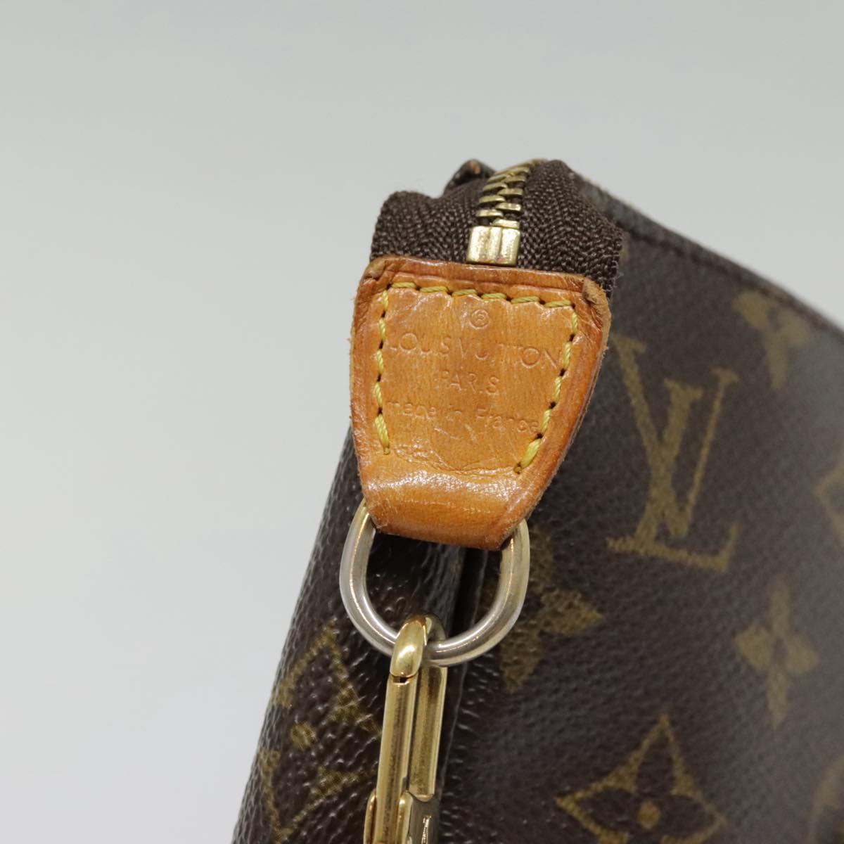 LOUIS VUITTON Monogram Pochette Accessoires Pouch M51980 LV Auth 93657