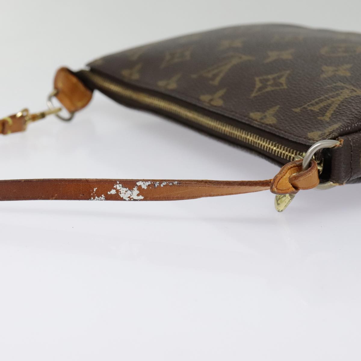 LOUIS VUITTON Monogram Pochette Accessoires Pouch M51980 LV Auth 93657