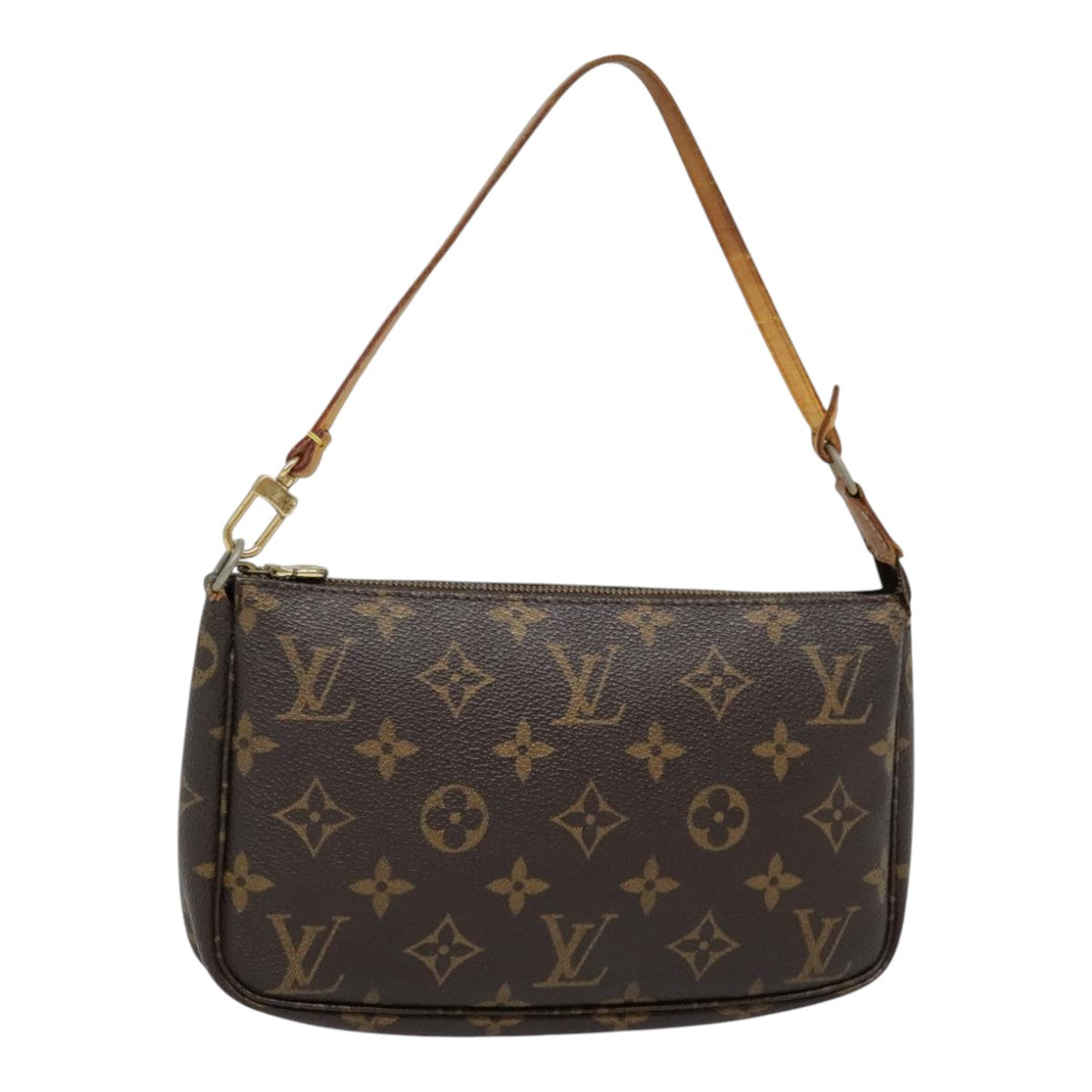 LOUIS VUITTON Monogram Pochette Accessoires Pouch M51980 LV Auth 93659