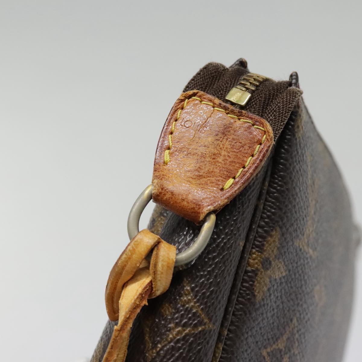 LOUIS VUITTON Monogram Pochette Accessoires Pouch M51980 LV Auth 93659