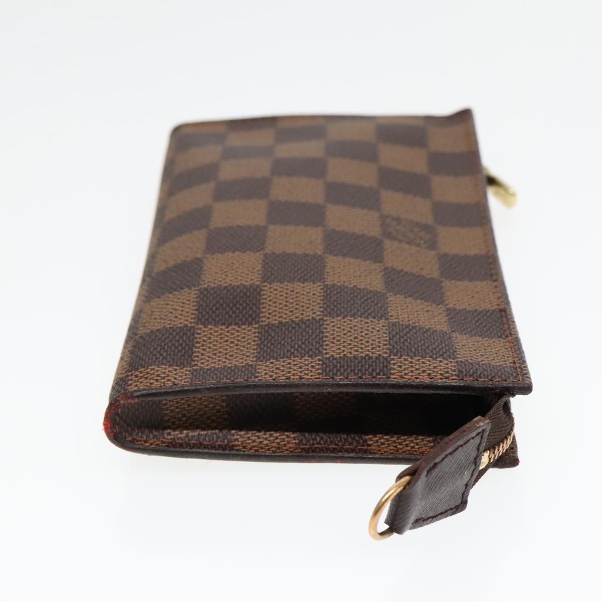 LOUIS VUITTON Damier Ebene Marais Pouch LV Auth 93669