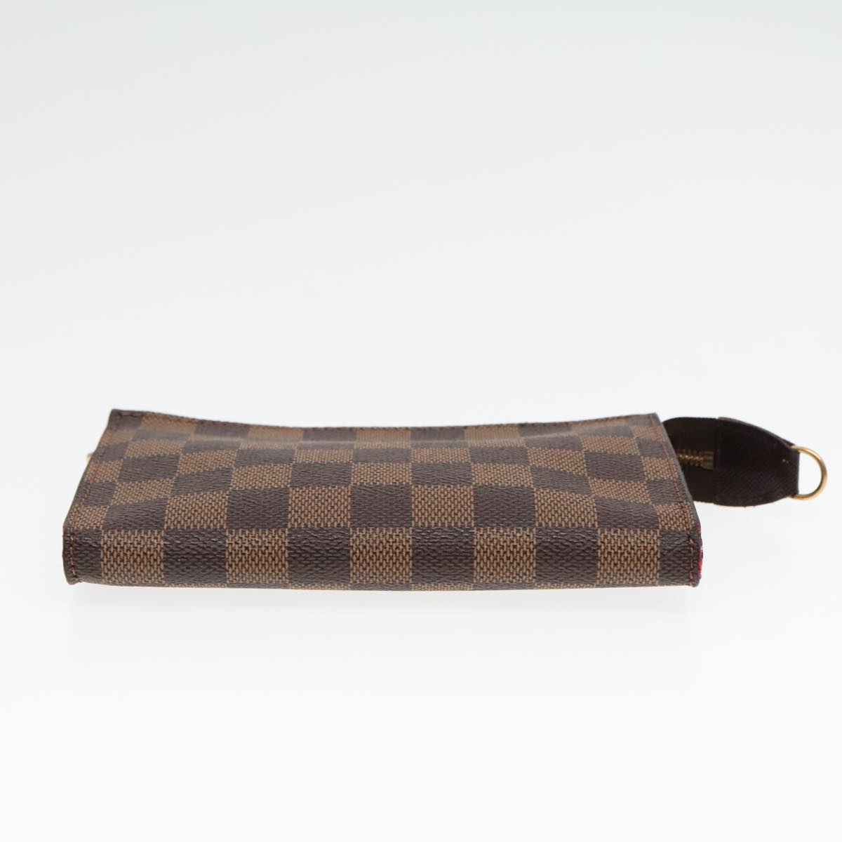 LOUIS VUITTON Damier Ebene Marais Pouch LV Auth 93669