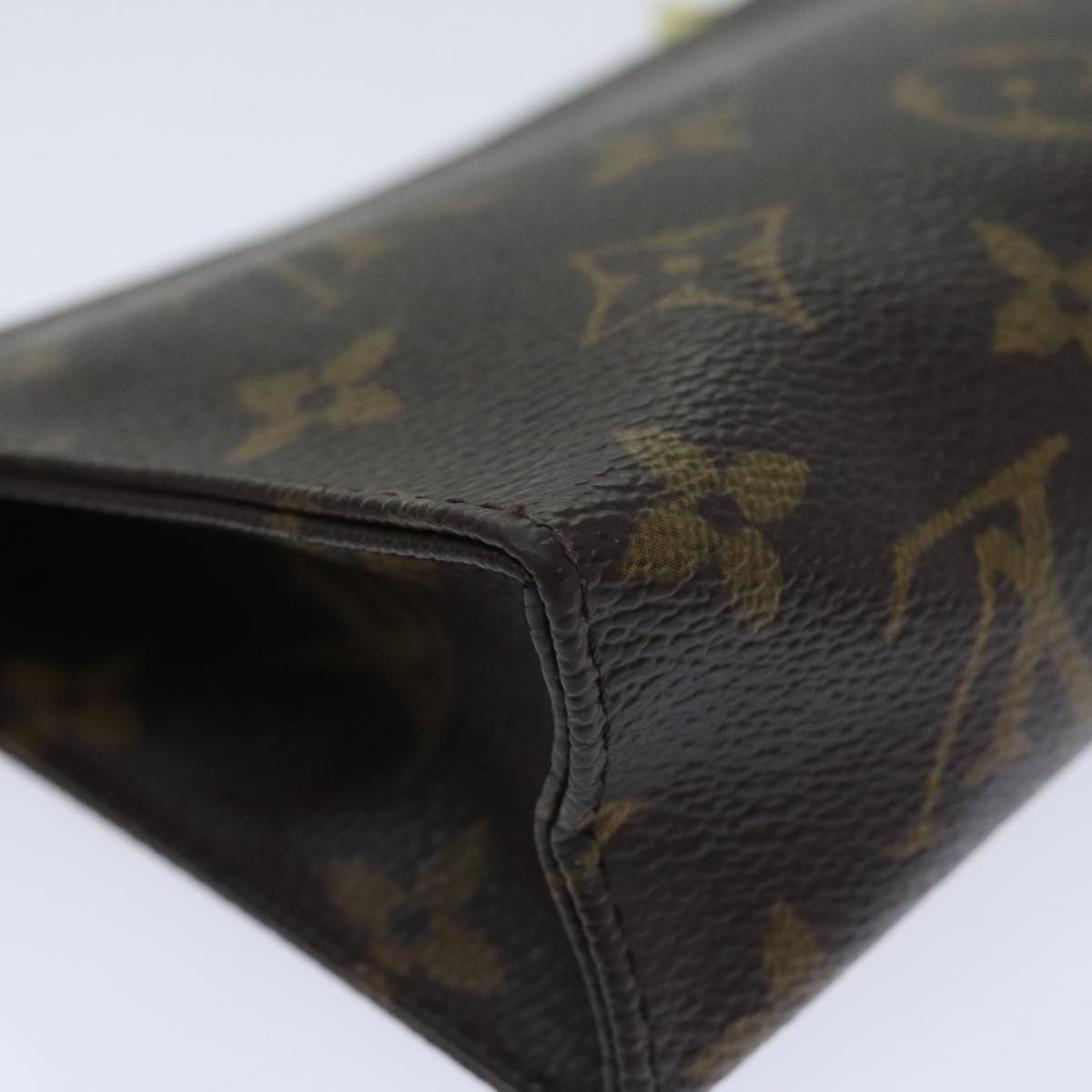 LOUIS VUITTON Monogram Poche Toilette 15 Pouch M47546 LV Auth 93673