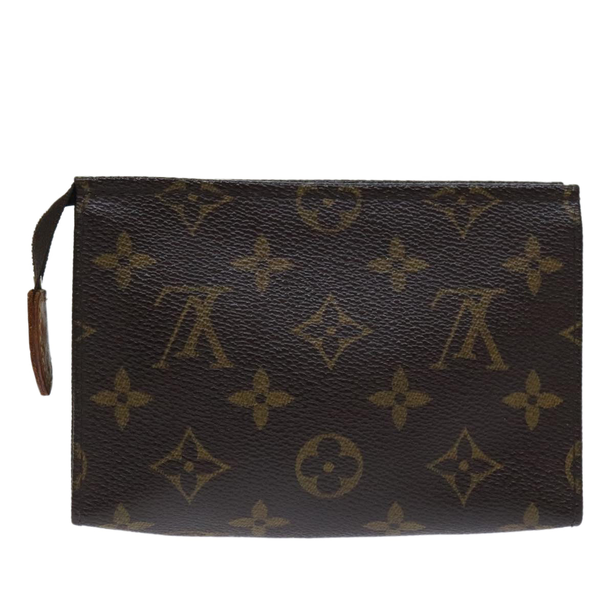 LOUIS VUITTON Monogram Poche Toilette 15 Pouch M47546 LV Auth 93673