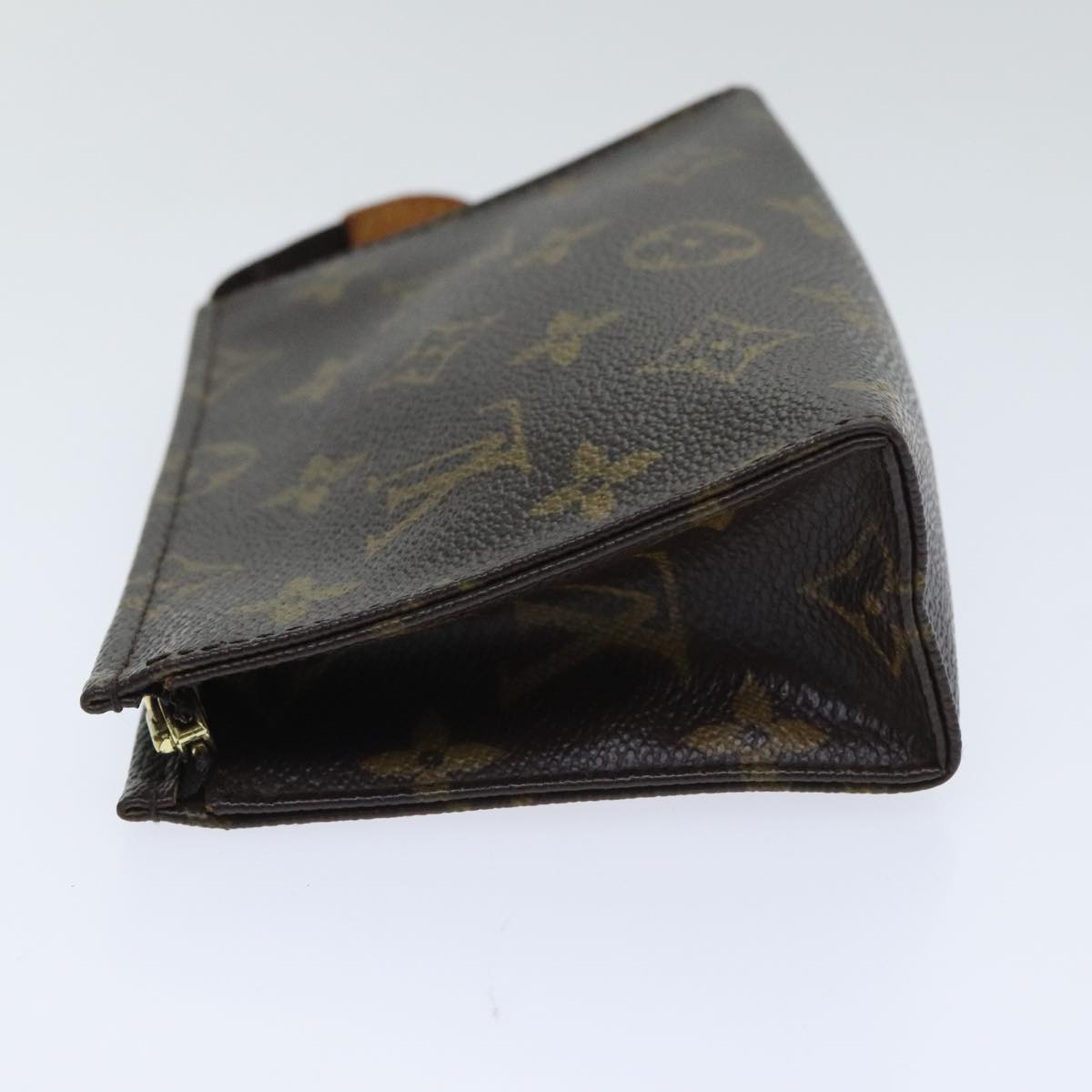 LOUIS VUITTON Monogram Poche Toilette 15 Pouch M47546 LV Auth 93673