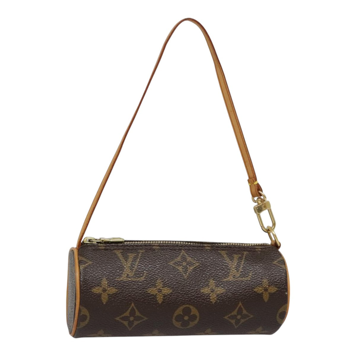 LOUIS VUITTON Monogram Papillon Pouch LV Auth 93685