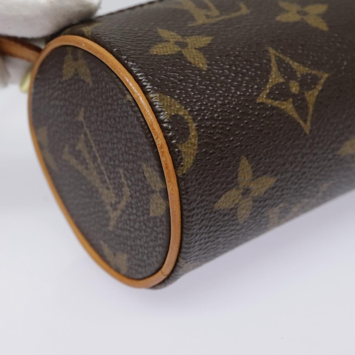 LOUIS VUITTON Monogram Papillon Pouch LV Auth 93685