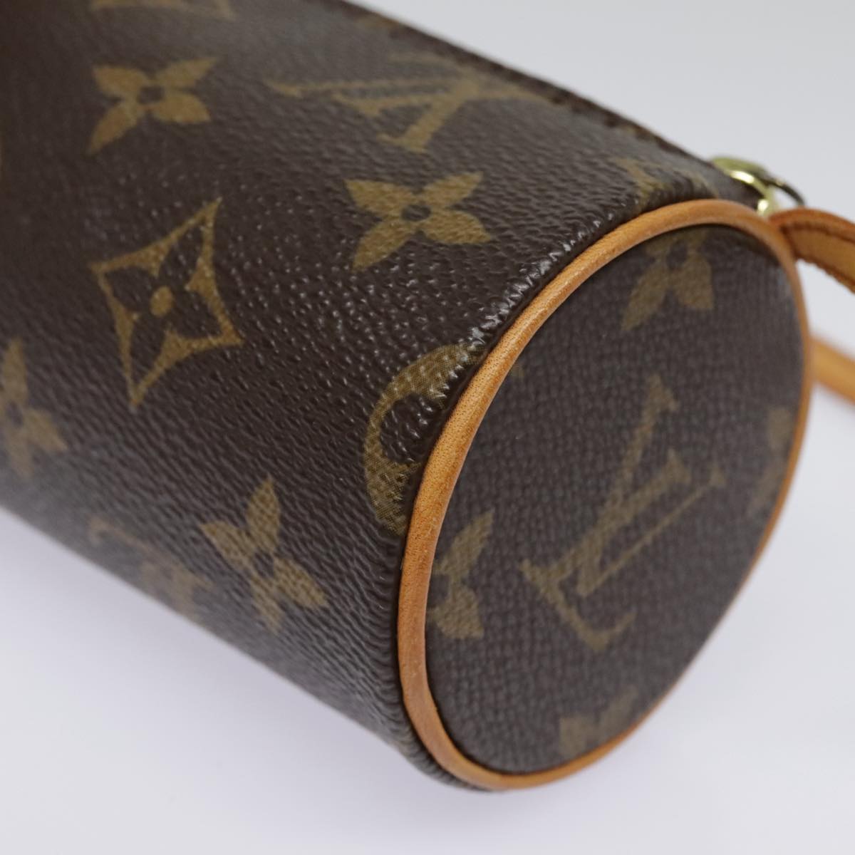 LOUIS VUITTON Monogram Papillon Pouch LV Auth 93685