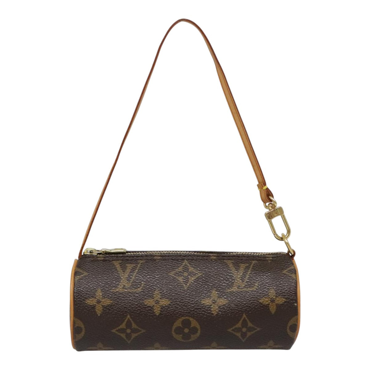 LOUIS VUITTON Monogram Papillon Pouch LV Auth 93685