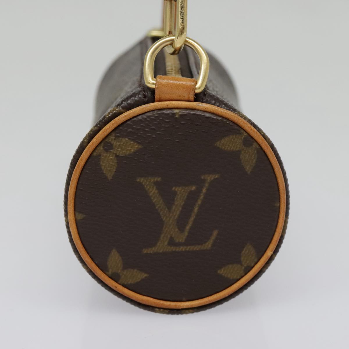 LOUIS VUITTON Monogram Papillon Pouch LV Auth 93685