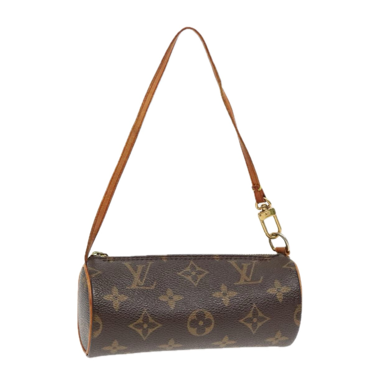 LOUIS VUITTON Monogram Papillon Pouch LV Auth 93686