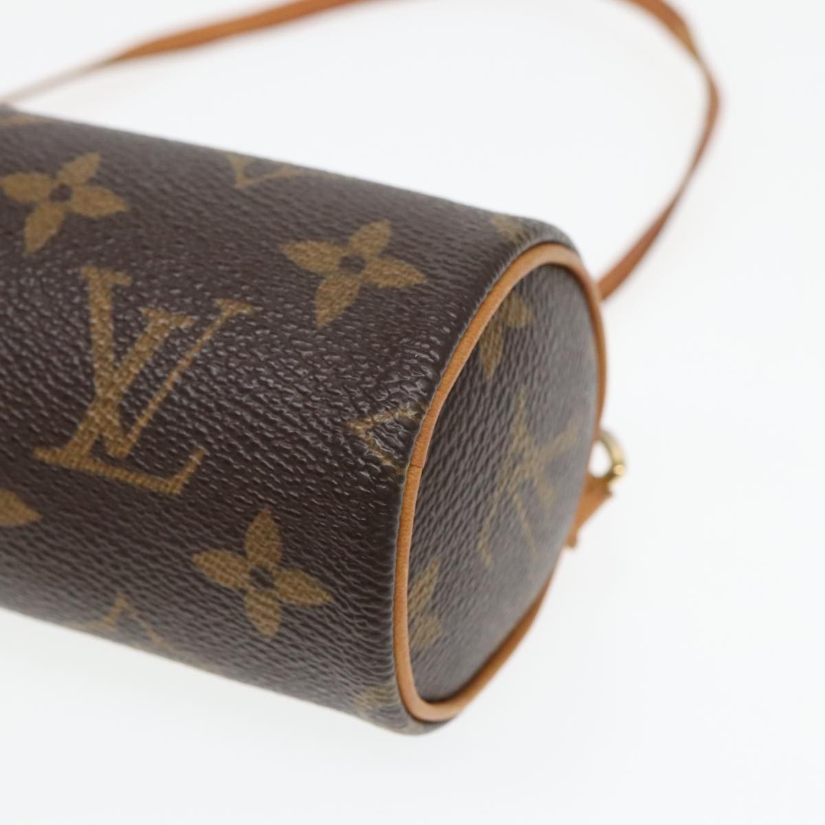 LOUIS VUITTON Monogram Papillon Pouch LV Auth 93686