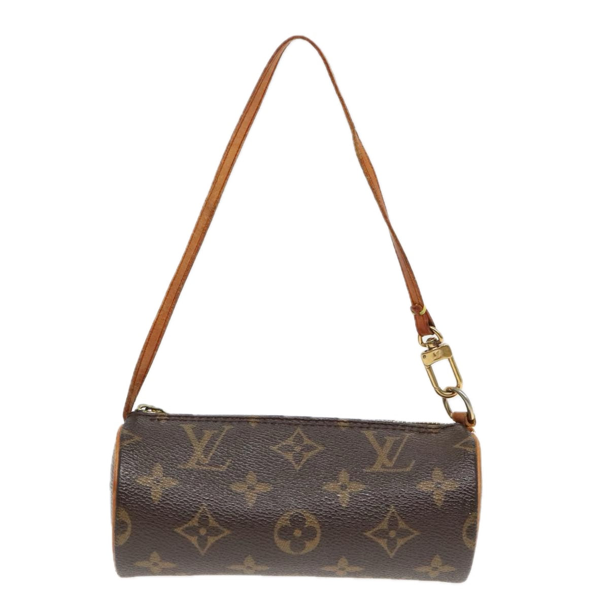 LOUIS VUITTON Monogram Papillon Pouch LV Auth 93686