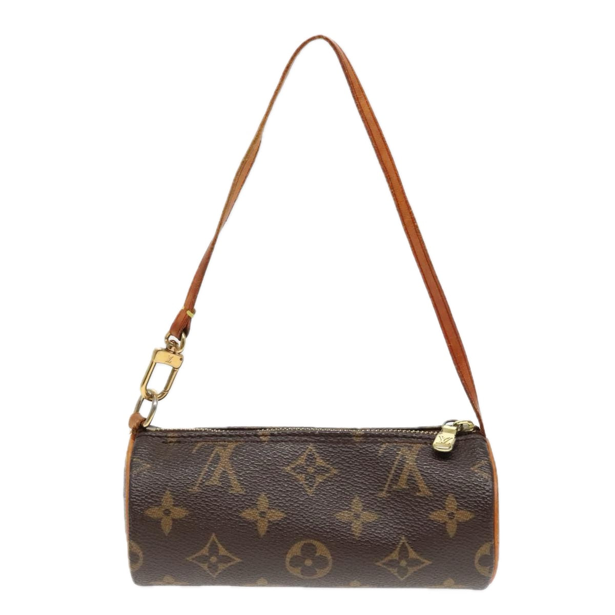 LOUIS VUITTON Monogram Papillon Pouch LV Auth 93686