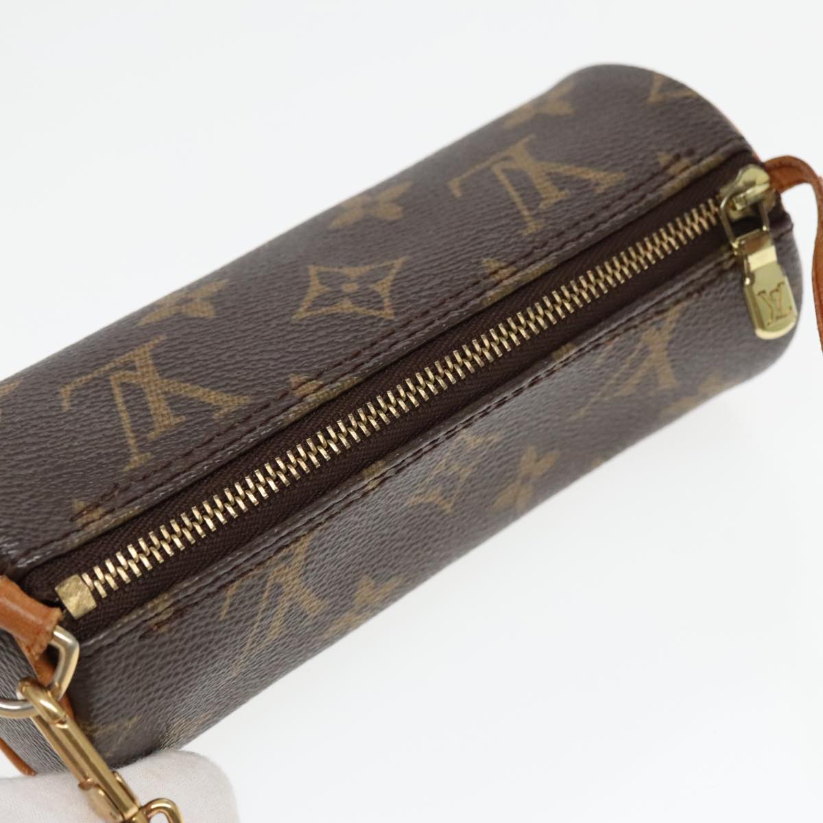 LOUIS VUITTON Monogram Papillon Pouch LV Auth 93686