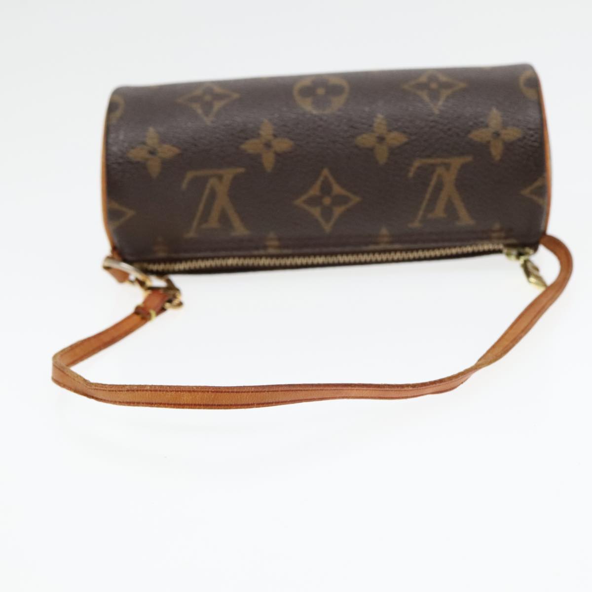 LOUIS VUITTON Monogram Papillon Pouch LV Auth 93686