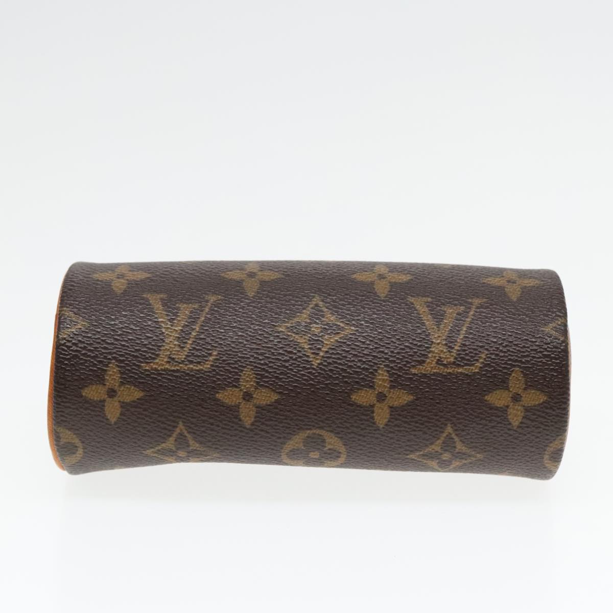 LOUIS VUITTON Monogram Papillon Pouch LV Auth 93686