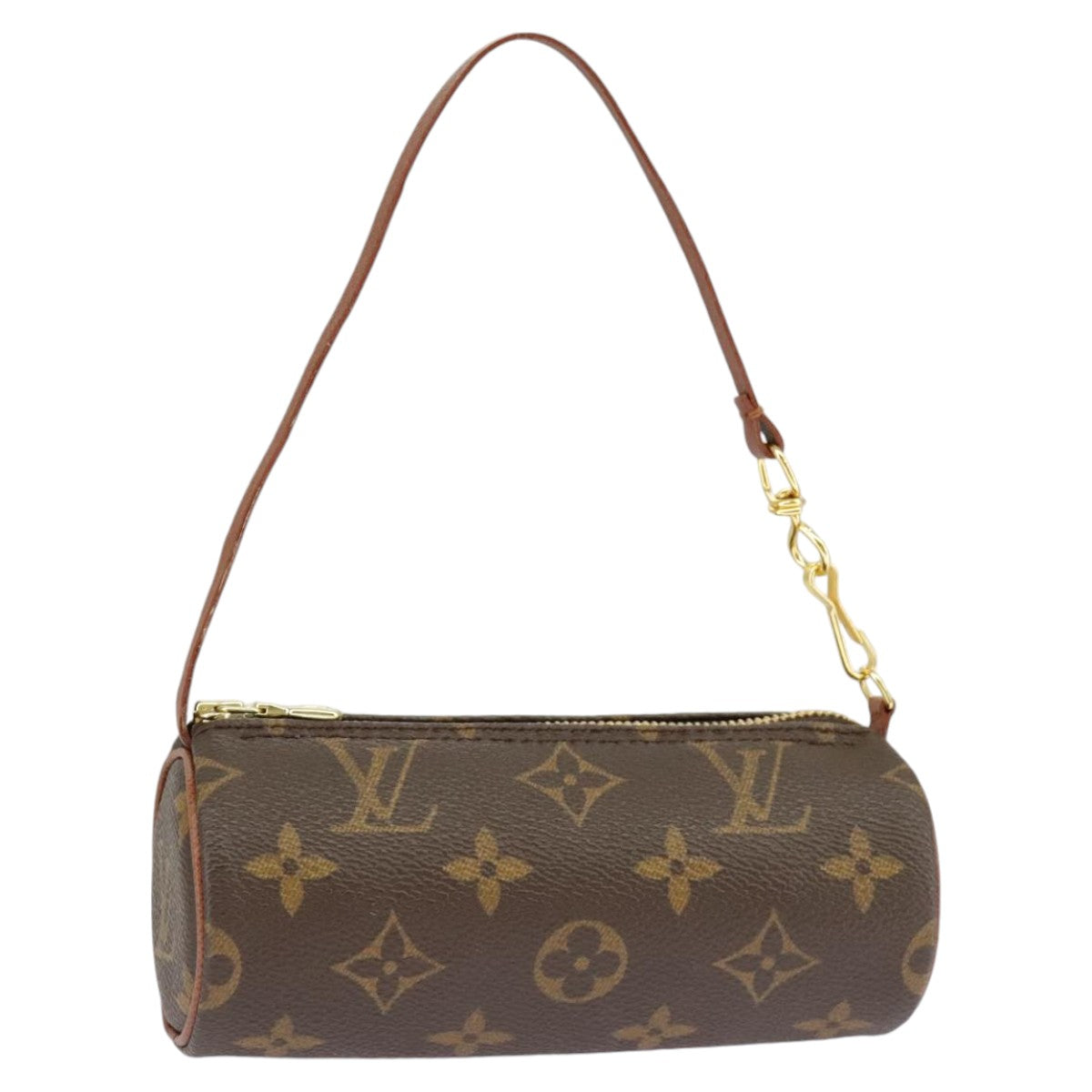 LOUIS VUITTON Monogram Papillon Pouch LV Auth 93687