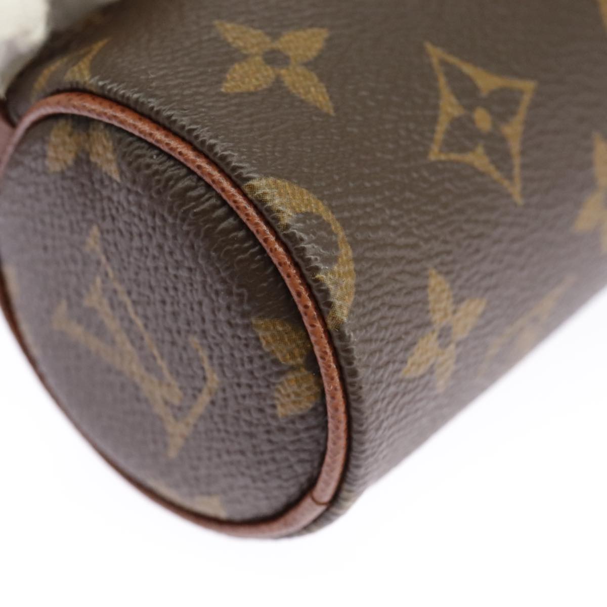 LOUIS VUITTON Monogram Papillon Pouch LV Auth 93687