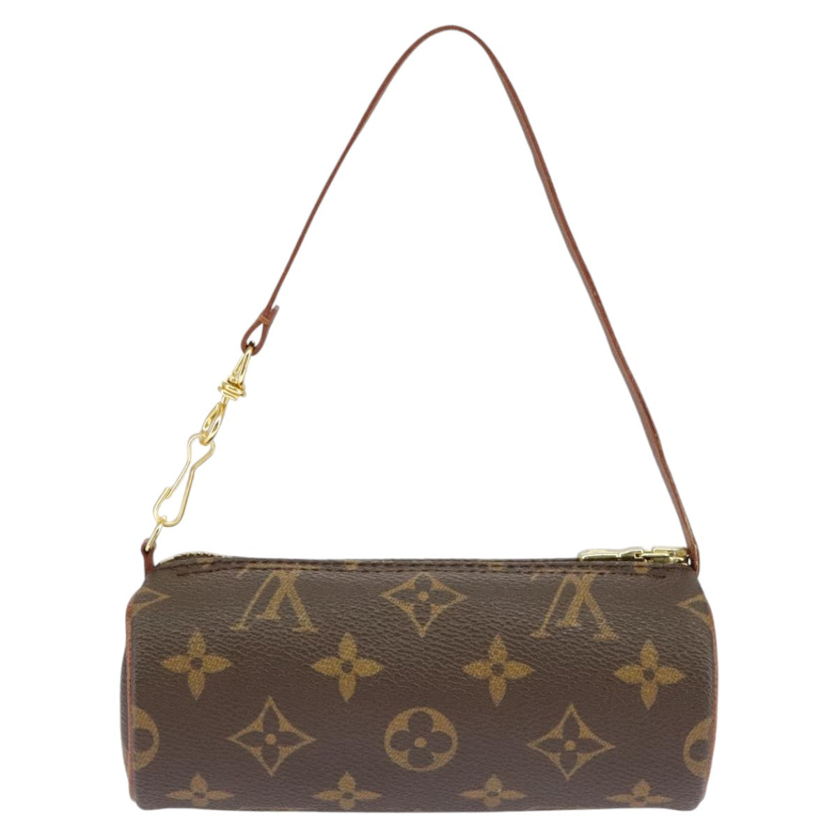 LOUIS VUITTON Monogram Papillon Pouch LV Auth 93687