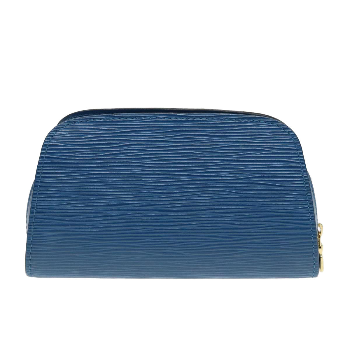 LOUIS VUITTON Epi Dauphine PM Pouch Blue M48445 LV Auth 93690