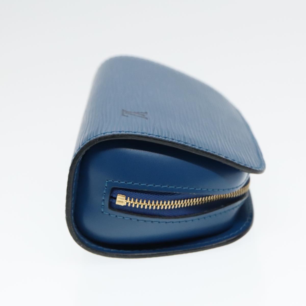 LOUIS VUITTON Epi Dauphine PM Pouch Blue M48445 LV Auth 93690