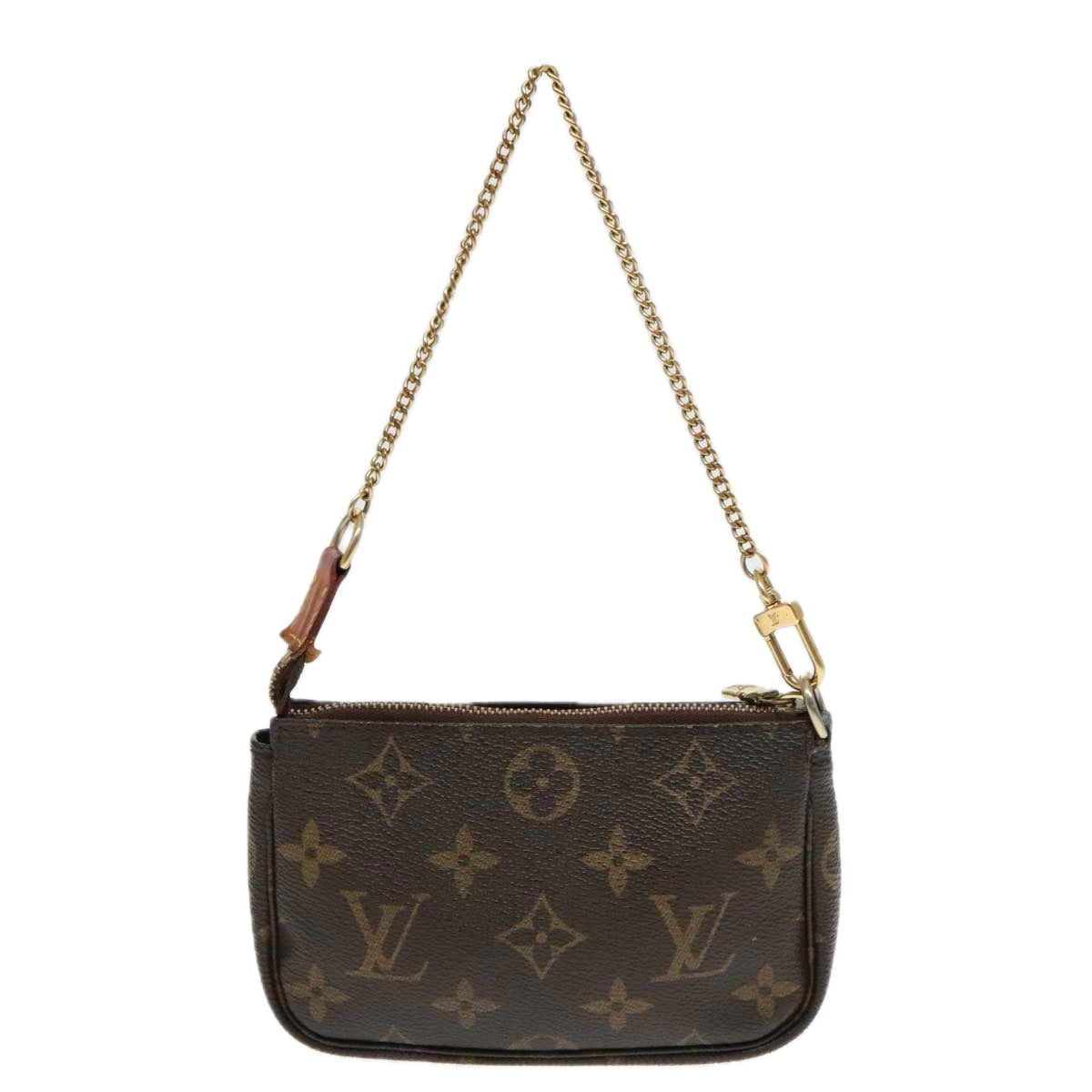 LOUIS VUITTON Monogram Mini Pochette Accessoires Pouch M58009 LV Auth 93692