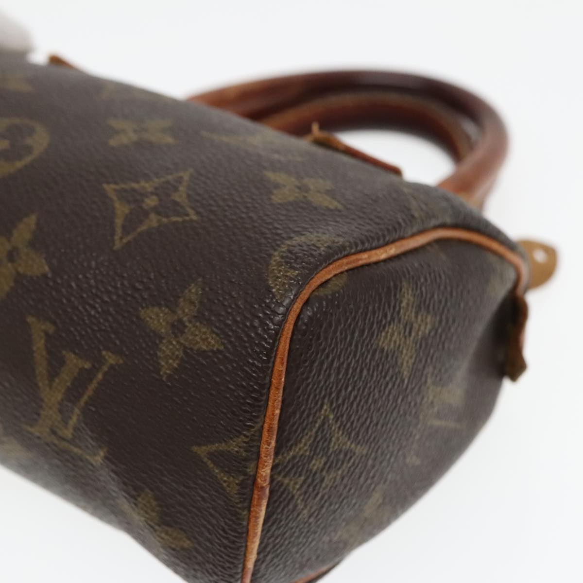 LOUIS VUITTON Monogram Mini Speedy Hand Bag M41534 LV Auth 93693