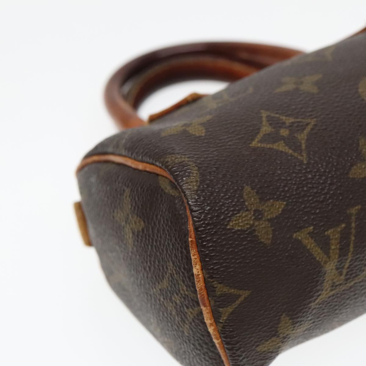 LOUIS VUITTON Monogram Mini Speedy Hand Bag M41534 LV Auth 93693