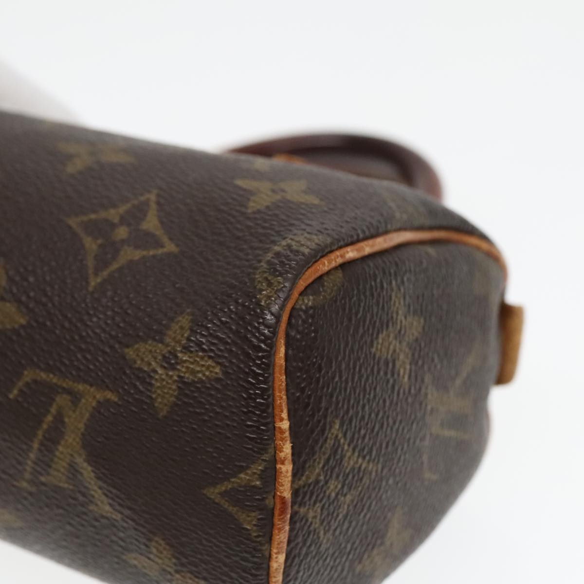 LOUIS VUITTON Monogram Mini Speedy Hand Bag M41534 LV Auth 93693