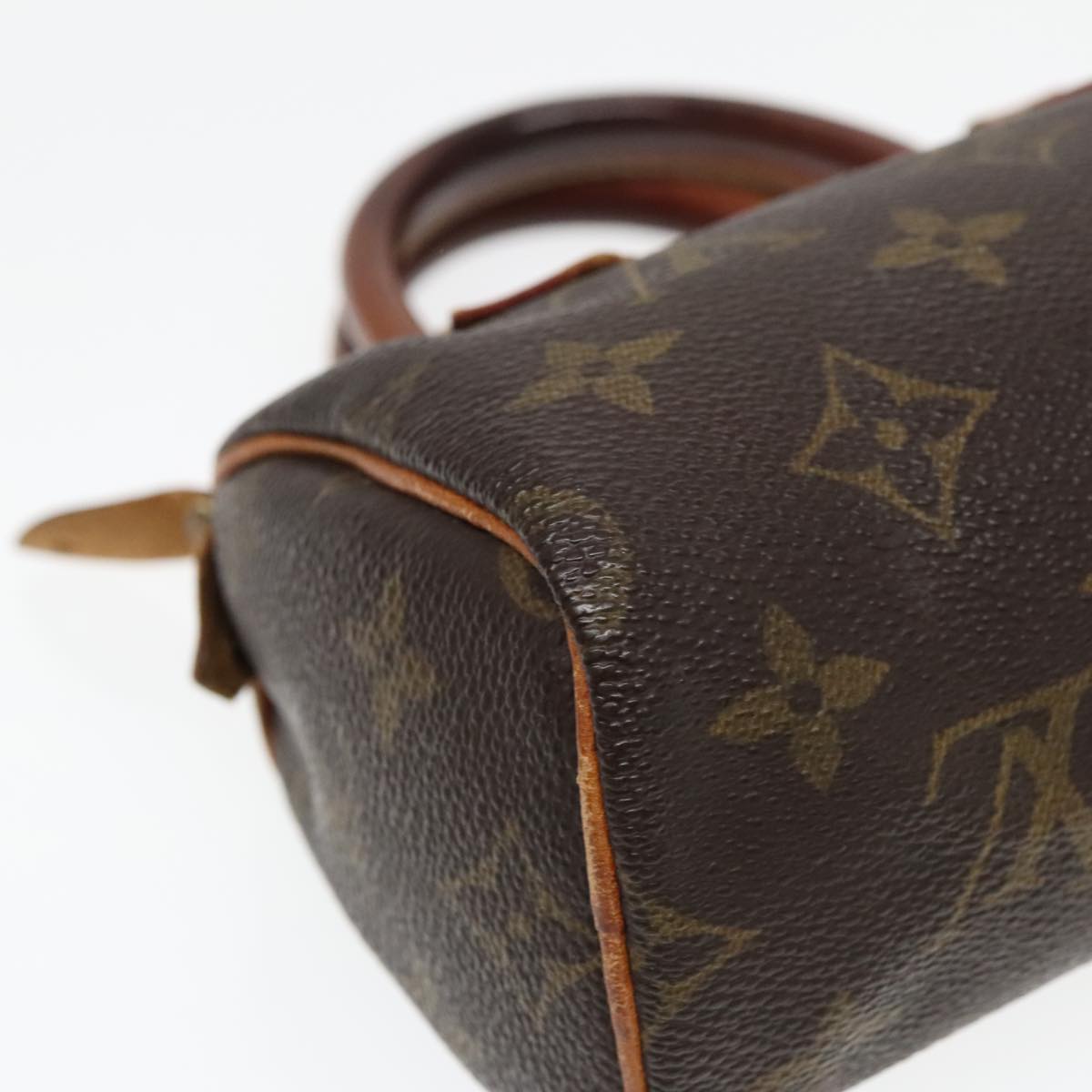 LOUIS VUITTON Monogram Mini Speedy Hand Bag M41534 LV Auth 93693