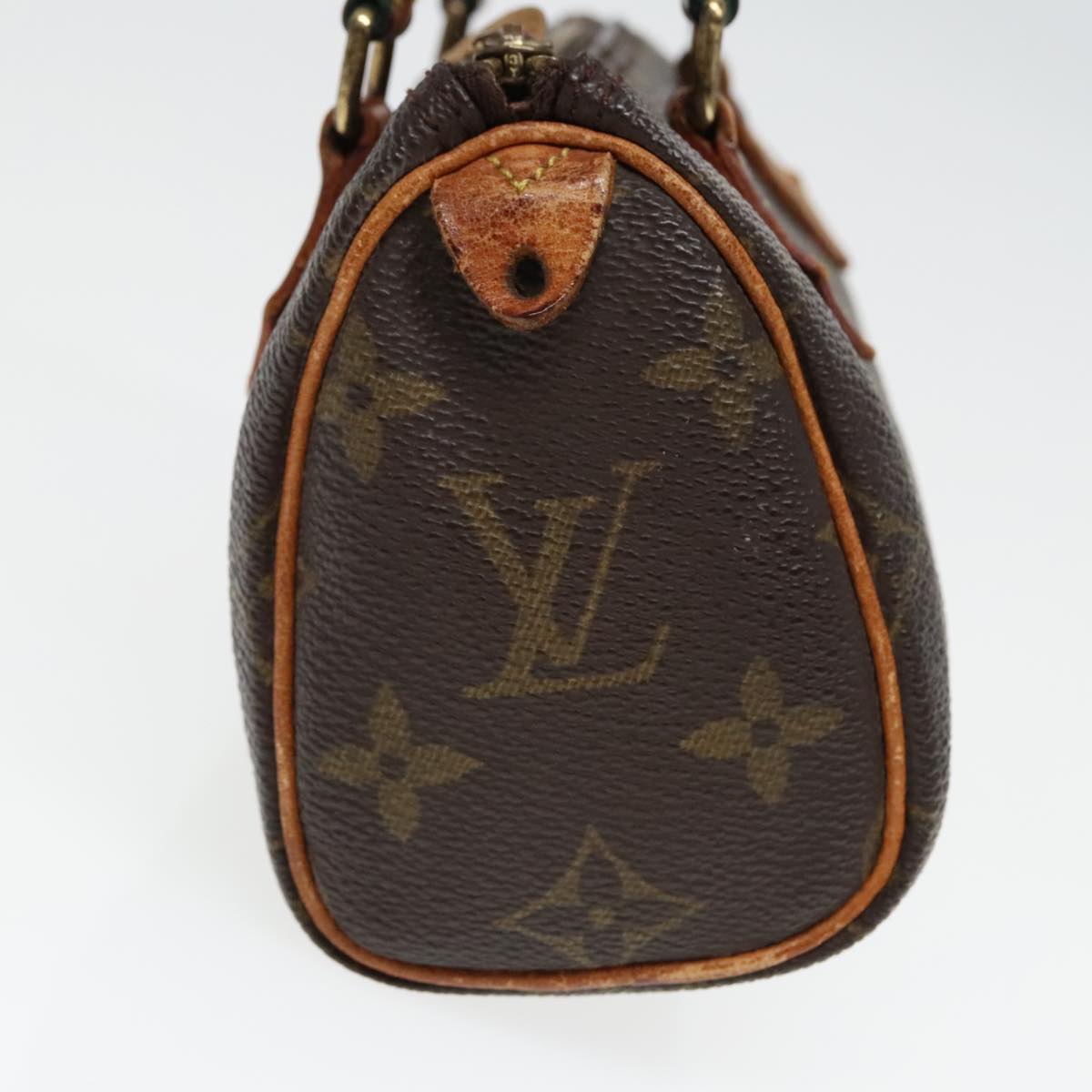 LOUIS VUITTON Monogram Mini Speedy Hand Bag M41534 LV Auth 93693